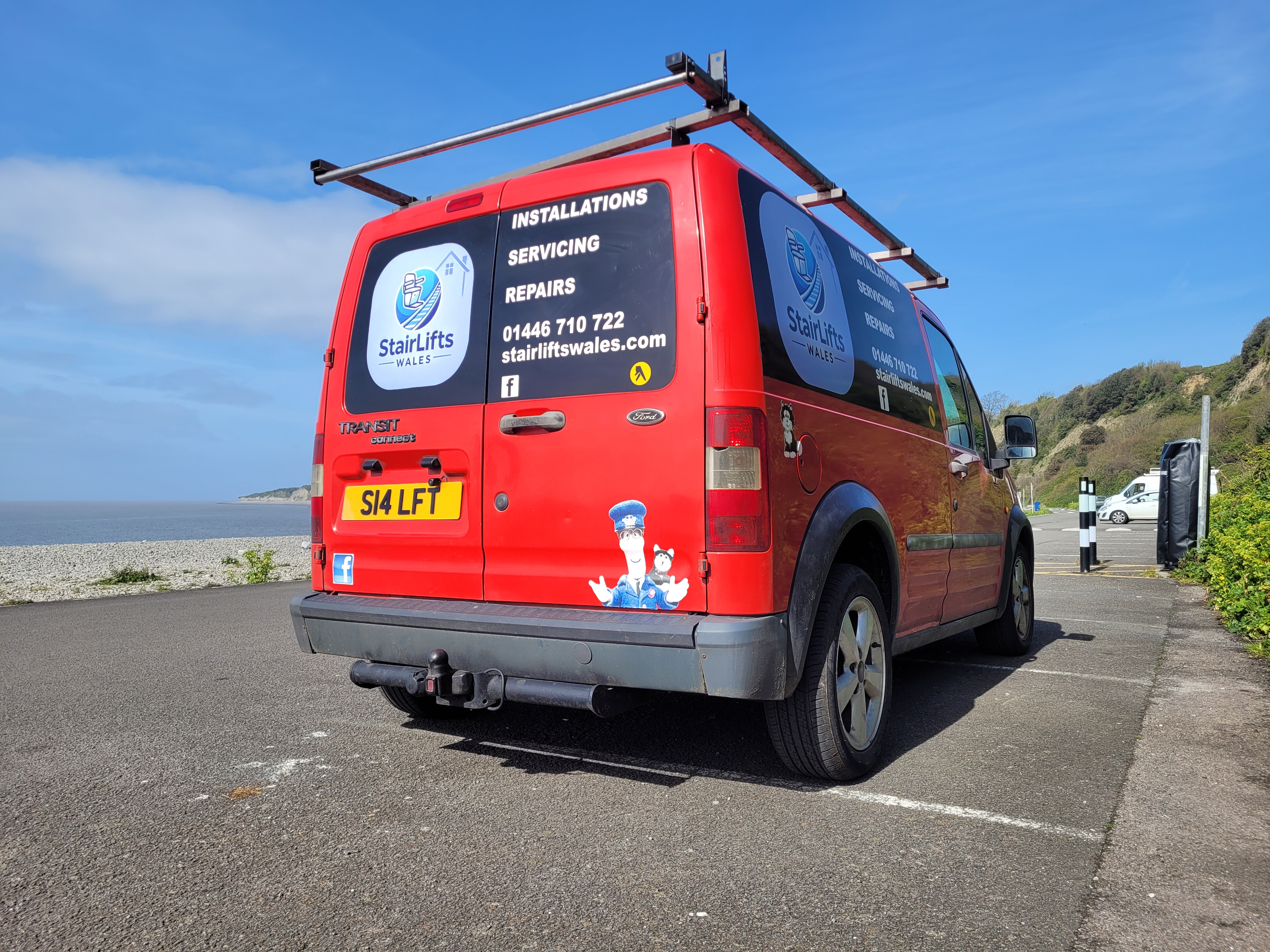 Stairlifts Wales service van